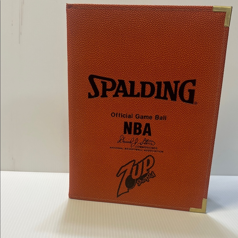 Spalding NBA Game Ball Journal - Orange